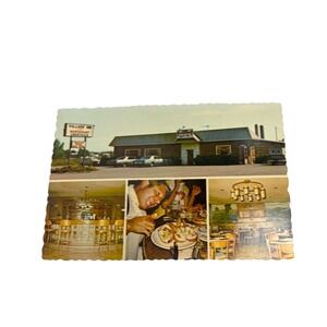 Vintage Village Inn Florida NY Postcard Multi-View Restaurant Map Dexter Press